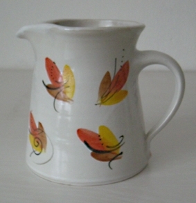 EM-X Keramik Krug 1,5l Blumenmuster gelb