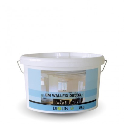 EM Wallfix Delux 5 kg, matte Innenwandfarbe, Wasserverdünnbar
