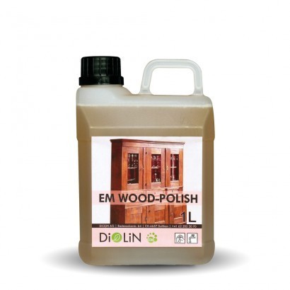 EM Wood-Polish 1 Liter wässriges Reinigungs- und Pflegeöl für Holzmöbel