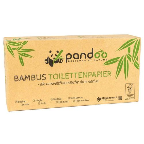 Bambus Toilettenpapier 8 Rollen