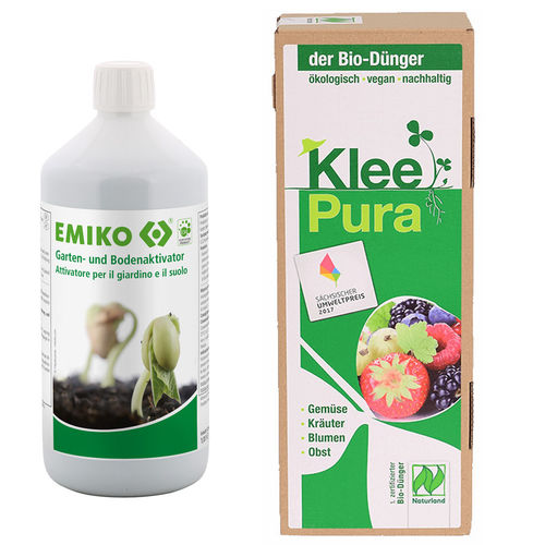 KleePura BioDünger 1,75kg + Garten & Bodenaktivator 1L