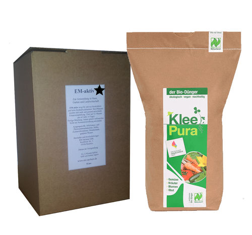 KleePura BioDünger 5kg + EM-aktiv 5Liter